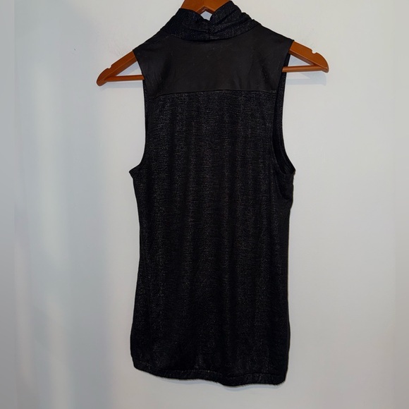 NWT Rock And Republic Women’s Black Metallic Sleeveless Top, sz Medium - Picture 6 of 12